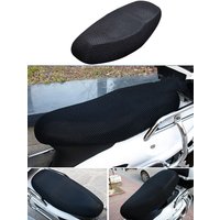 AliExpress Motorcycle 3D Mesh Fabric Non-slip Pad Scooter Seat Electric Bike Seat Cover Summer Cool Honeycomb Design Ventilation Seat Cover