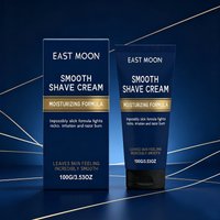East Moon 100g Men's Smooth Shaving Cream for Daily use Shaving Texture Refreshing Non-Greasy Light Care Cream