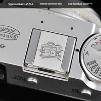 Anime Hot Shoe Cover Aluminum Alloy Camera Anti-dust Cap for Fujifilm XT4 XT5 XT30 XM5 XT100 Canon Nikon Panasonic Olympus Penta