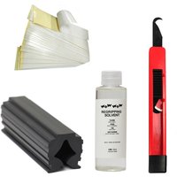 Complete Grip Kit for Club Regripping Includes 15 Tapes Vice Clamp Hook Blade Solvent