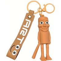 1Pcs Cartoon Figurine Abstract PVC Keychain Bag Pendant Model Keyring Desktop Car Hanging Pendant Keyring Accessories Cute Gifts