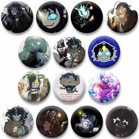 Cartoon Character Sebastian Solace Button Brooch Cute Game Figure Lapel Pins Clothing Backpack Badges Jewelry Accessories Gifts