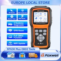 FOXWELL NT630 Plus OBD2 outils de Diagnostic de voiture Test bidirectionnel SRS ABS purge SAS huile EPB réinitialiser Scanner automobile OBD2