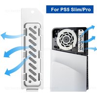 For PS5 Slim/Pro Console SSD Heatsink Dust Cover M.2 SSD Extension Slot Heat Dissipation Breathable Hole Aluminum Heat Case