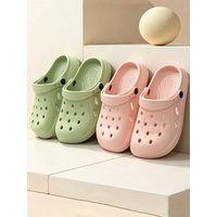 Women Clogs Summer Female Sandals Thick Bottom Home Slides Soft EVA Dry Wedges Platform Garden Shoes Beach Sandals Home Slippers