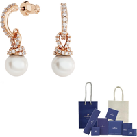 Swarovski Rose Plated Earrings Women's Rose Gold 5669524