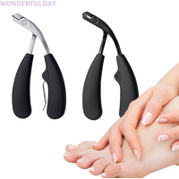 New Curved Head Nail Clippers With Large Opening Anti-splash Storage Nail Scissors For The Elderly Thick Toenails Heavy Duty
