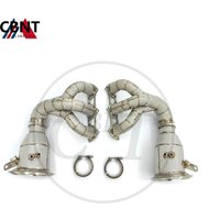 CBNT for Porsche 911 992 GT3/GT3 RS 4.0L Exhaust Manifold with Heat Shield Free Flow Header Performance SS304 Exhaust systems