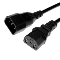 IEC C14 to C13 Cisco UPS Power Cord 0.3m 0.5M 1M IEC C13 C14 Power Supply Cable For PC Computer Monitor PDU DMX DJ Stage Light