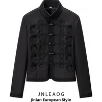 JNLEAOG Spring New Fashionable Versatile Embroidered Outerwear Women's Clothing Style Standard Polyester Fiber Ladies' Coat