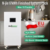 EU Stock 16kWh Lifepo4 Battery Pack Grade A CALB 314AH CAN RS485 Smart BMS 250A DC Breaker Extinguisher Tax Free Finished Pack