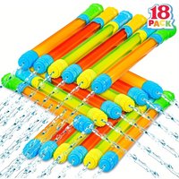 Sloosh 18 Pack 16.5'' Water Gun Super Soaker Blaster Squirt Guns Bulk Summer Outdoor Swimming Pool Beach Water Game Toys