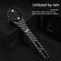 NPY Carbon Fiber Bike Computer Holder130mm 143mm 165mm Bicycle Speedometer Holder Road Mountain Bike Stopwatch Holder for Garmin