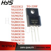 10PCS YG802C06 YG225N4 YG865C10 YG865C12 YG982C6 YG805C10 YG901C2 YG902N2 YG805C04 YG225C2 YG801C04 YG878C20 YG805C06 TO-220F