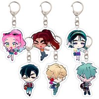ALIEN STAGE IVAN & TILL Keychain Men Key Chain for Women Comic Korean Cartoon Fashion Figure Acrylic Keyring Pendant Gift Jewlry