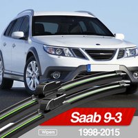 For Saab 9-3 1998-2015 Front Windshield Wiper Blades 2pcs Windscreen Window Accessories 2002 2004 2007 2008 2009 2012 2014