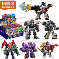 BLOKEES Building Block Man Transformers Star Edition Series 7 Optimus Prime Action Figure Assembly Model Ornament Anime Toy Gift