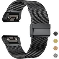 20 22 26mm for Garmin Fenix 8 51mm 7X 7 Pro Fenix 6X 6 5X 5Plus Tactix 7 Quick Fit Stainless Steel Band Forerunner 965 945 Strap
