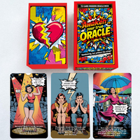 72Pcs, Awaken Your True Oracle Cards Set, Modern Pop Art Design, Self-Reflection & Emotional Insight Tools