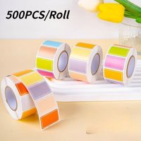 500PCS/Roll Color Label Stickers, Party Stickers, Name Stickers, Self-adhesive Index Labels, File Classification Label Paper