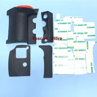 NEW 4PCS New Body Cover Front Grip Botom Side Thumb Rubber Set Rubber With Tape For Nikon D810 D810A Digital Camera Repair Part