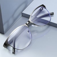 Männer Lesebrille Anti Blaulicht Brille resistente Lesebrille Metall Lesebrille Unisex Grad 1,0 bis 4,0