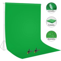 Selens Green Screen Backdrop Chroma key 1.6m x 3m Background for Studio Photo Lighting Green Screen Collapsible Background