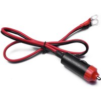 1.8M Car Male Plug Cigarette Lighter Adapter 12V-24V Power Supply Cord With 50cm Cable Wire Apply To Cigarette Lighter Socket