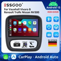 9 "Autoradio Für Vauxhall Vivaro B Renault Trafic Nissan NV300 Android auto Carplay Auto Stereo 4GB Automotive multimedia-Player