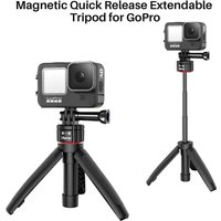 Ulanzi MT-09 Extendable Selfie Stick Portable Vlog Tripod Mini Action Camera Handle Gopro Accessory for GoPro Hero 12 11 10 9 8