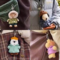 Peanuts Winter Fleece Series Blind Box Cute Pendant Anime Merchandise Figurine Doll Trendy Desktop Decoration Surprise Toy Gift