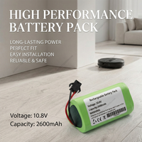 Replacement Battery for Vactidy T6 T7 T8 Robot Vacuum Cleaner 10.8V-12.6V 3500mAh High Capacity Li-ion Accumulator Parts