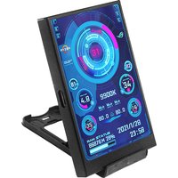 USB 3.5 Inch IPS 5PIN Type-C Secondary Screen Mini Computer Secondary Screen CPU GPU RAM HDD Monitor USB Display Freely AIDA64 H