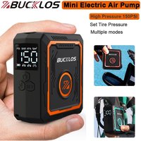 AliExpress BUCKLOS Mini Portable Bike Pump 3-150PSI for Bicycle Air Inflator Presta Schrader Valve Outdoor MTB Cycling Accessories