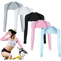 1pc Women's Shawl Cuff Sun Protection Sleeves, Ice Silk Arm Cover for Running Cycling Fishing, UV Blocking & Breathable