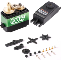 DSpower 35KG 8,4V Digital Servo Metallgetriebe Wasserdichter Servo für 1/8 1/10 TRX4 TRX6 SCX10 Arrma Mojave 104001 Slash Maxx RC Auto