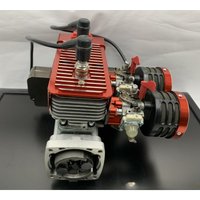 60cc Twin Cylinder Two Stroke Gas version Engine High Horsepower for 1/5 Scale RC Model Cars DIY Upgrade Modification Hobby Gift