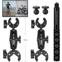 AliExpress DIXSG For GoPro 13 12 11 10 9 Motorcycle Bike Mount Selfie Stick for Insta360 X3 X4 X5 Dji Osmo 360 Moto Monopod Handlebar Accessories