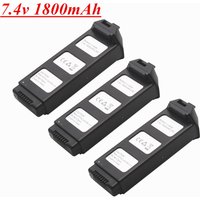 Original 7.4V LiPo Battery For MJX R/C Bugs 5W B5W RC Quadcopter Spare Parts 7.4v 1800mAH 25c Drone Battery For JJRC X5 Pro 3pcs