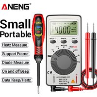 ANENG AN101 1999 Counts Mini Professional Digital Multimeter AC/DC Voltage Tester Automotive Current Tester Electrician Tools
