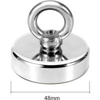 Fishing Magnet Strong Magnetic Fixing Device Magnetic Hook Magnet Stone Circular Strong Magnetic Base Heavy Duty Search Magnet