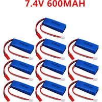 450mAh 600mAh 7.4V Li-po Battery for WLtoys K969,K979,K989,K999,P929,P939 RC Car Trucks Spare Parts 2s 7.4v Battery 20C