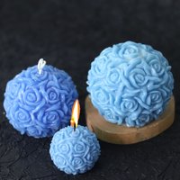 Mehrere Stil Blume Ball Silikon Kerze Form DIY handgemachte Aromath Seife Harz Gips Schokolade Handwerk Formen Home Hochzeit Dekor