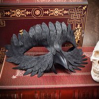 Bird Beak Eagle Mask Cosplay Owl Feather Half Face Animal Masks Masquerade Halloween Carnival Dress Up Purim Party Costume Props
