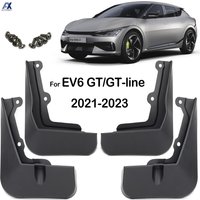 Set Car Mudflaps For Kia EV6 GT-Line GT Line CV EV 2021 2022 2023 Mud Flaps Splash Guard Mudguards Front Rear Molded