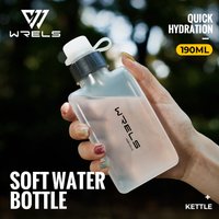 WRELS Outdoor Camping Waist Water Bottle Curved Sports Water Bottle BPA-Free For Running Cycling Travel Convenient Water Bottle