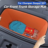 For Changan Deepal S07 2024 2025 2026 Car Front Trunk Compartment Storage Mat Leather Protective Organizer Pad Front Trunk Liner
