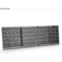 Most Selling Product B089 Wireless Foldable with Numeric Keypad BT Keyboard Folding Keyboard for Home Gaming Office