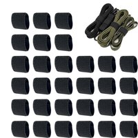 Belt Keepers 30 Piece Heavy Duty Elastic Retainer Backpack Strap Keeper for Slings Gear Outdoor Hiking Camping Sports Travel