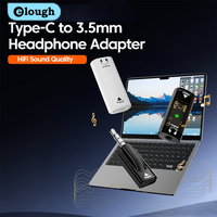 Elough Type-C Female to 3.5 Male Audio Converter Earphones Female to Female Phone Computer Audio Converter Tablet Earphones